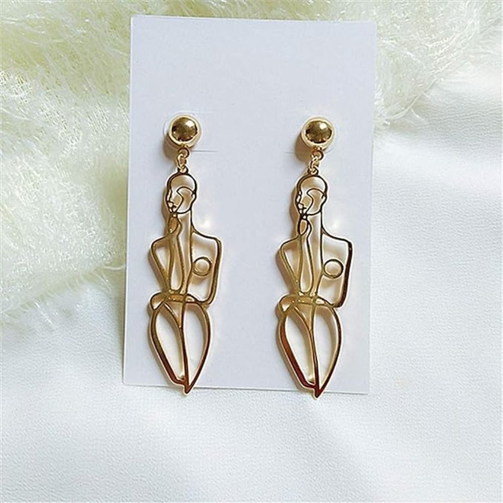"Celebrate the female form" earrings by Free People - Picture 1 of 6